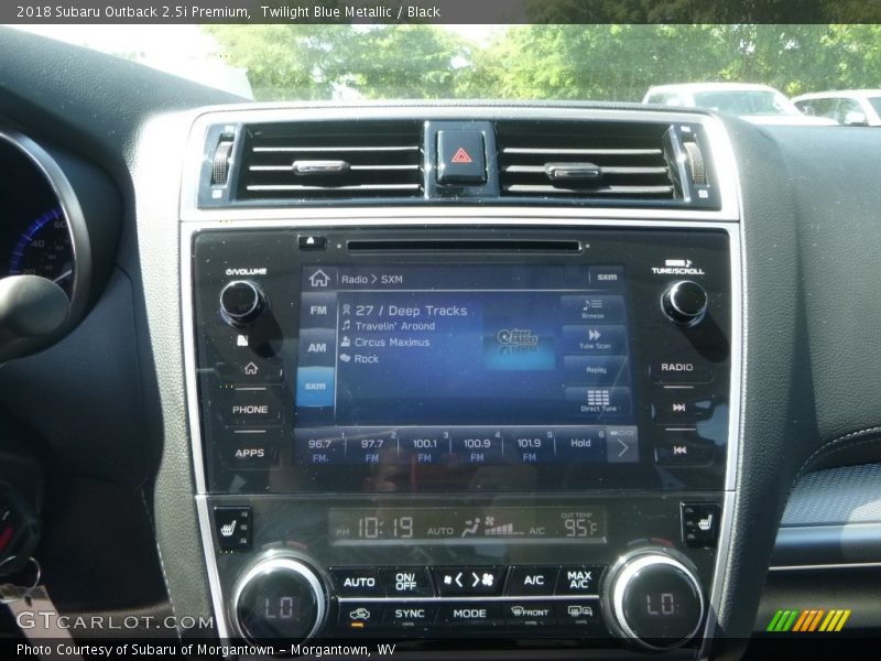 Twilight Blue Metallic / Black 2018 Subaru Outback 2.5i Premium