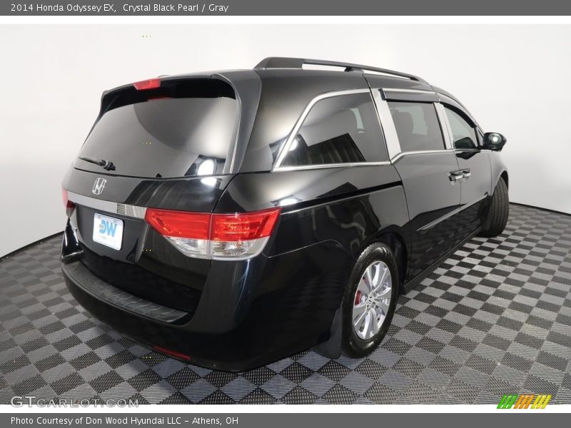 Crystal Black Pearl / Gray 2014 Honda Odyssey EX