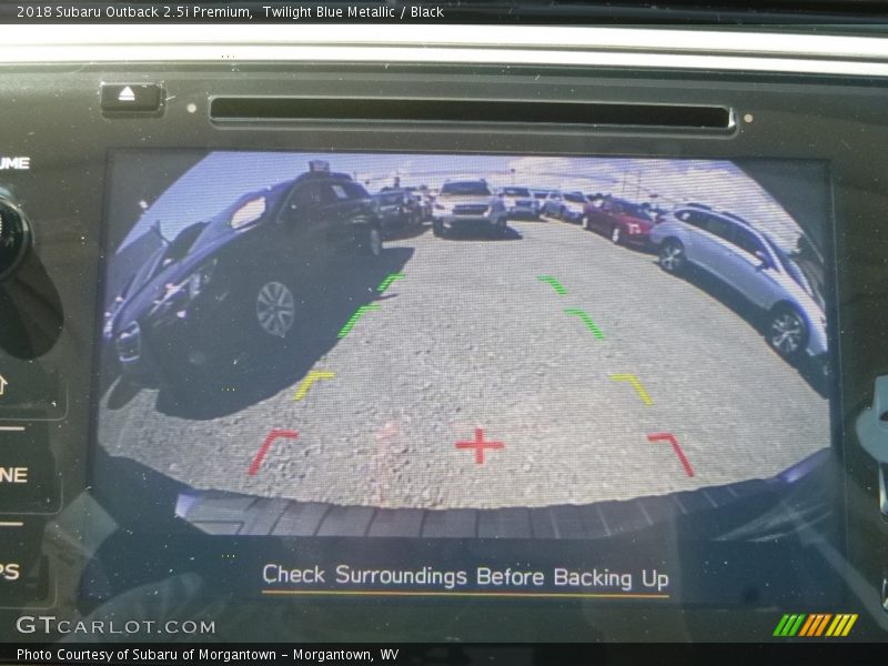 Twilight Blue Metallic / Black 2018 Subaru Outback 2.5i Premium