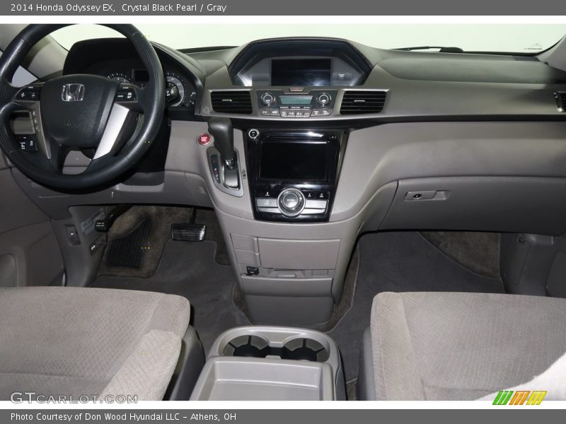 Crystal Black Pearl / Gray 2014 Honda Odyssey EX