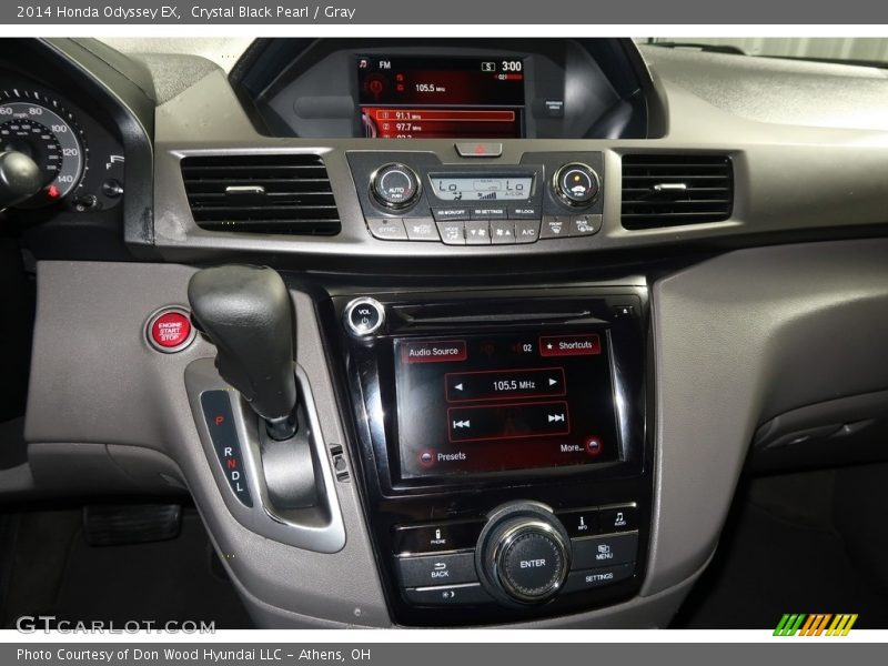 Crystal Black Pearl / Gray 2014 Honda Odyssey EX