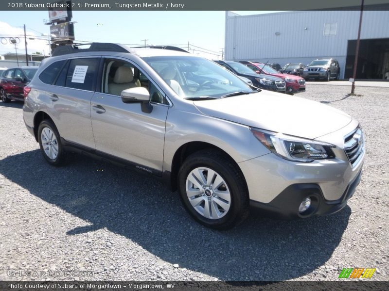 Tungsten Metallic / Ivory 2018 Subaru Outback 2.5i Premium
