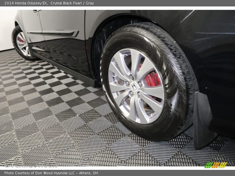 Crystal Black Pearl / Gray 2014 Honda Odyssey EX