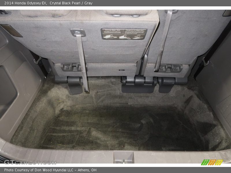 Crystal Black Pearl / Gray 2014 Honda Odyssey EX