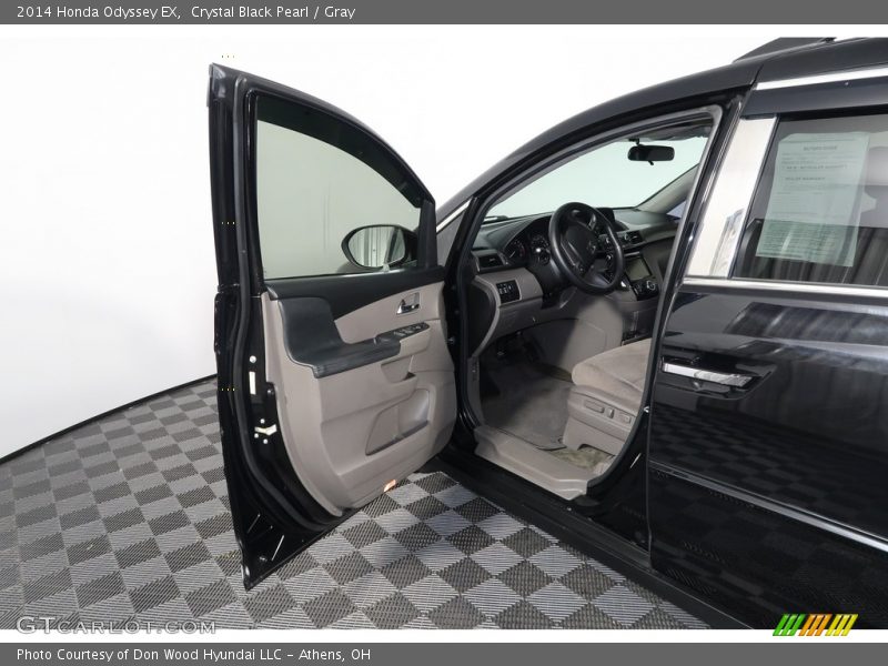 Crystal Black Pearl / Gray 2014 Honda Odyssey EX
