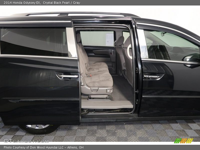Crystal Black Pearl / Gray 2014 Honda Odyssey EX