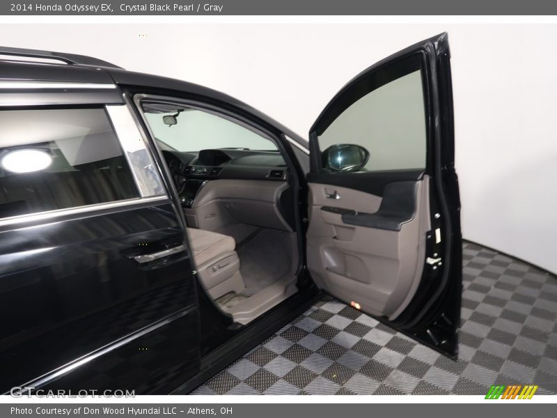 Crystal Black Pearl / Gray 2014 Honda Odyssey EX