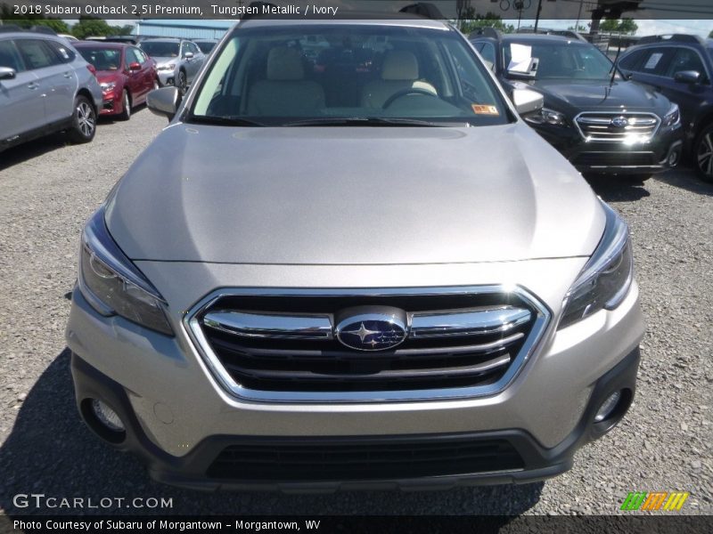 Tungsten Metallic / Ivory 2018 Subaru Outback 2.5i Premium
