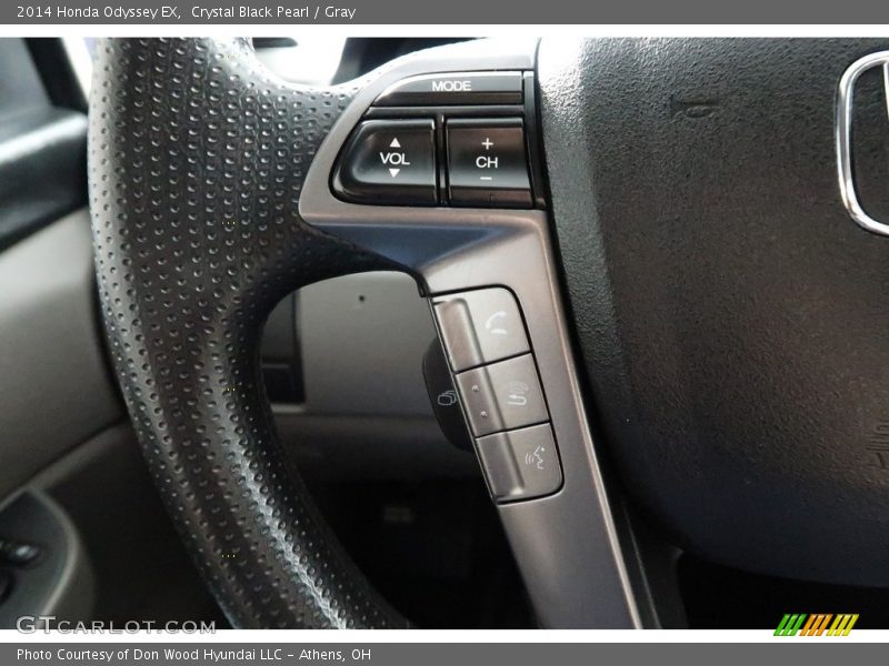 Crystal Black Pearl / Gray 2014 Honda Odyssey EX