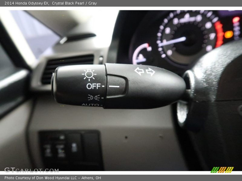 Crystal Black Pearl / Gray 2014 Honda Odyssey EX