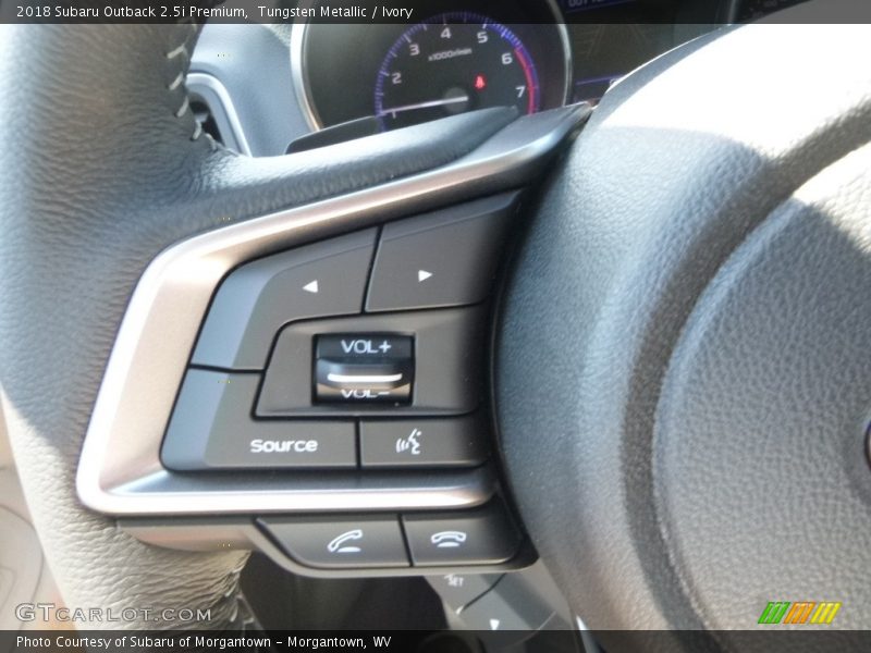 Tungsten Metallic / Ivory 2018 Subaru Outback 2.5i Premium