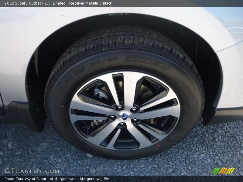Ice Silver Metallic / Black 2018 Subaru Outback 2.5i Limited