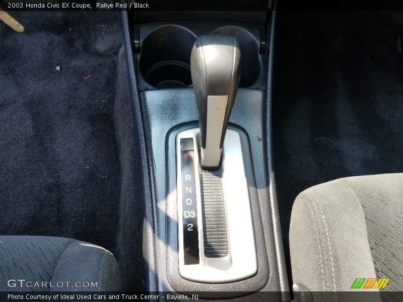 Rallye Red / Black 2003 Honda Civic EX Coupe