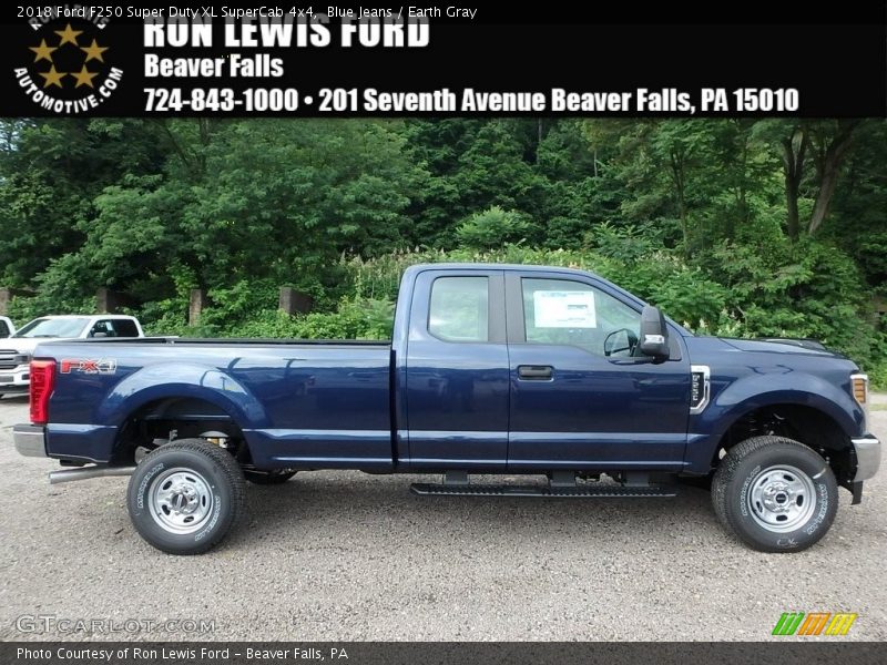 Blue Jeans / Earth Gray 2018 Ford F250 Super Duty XL SuperCab 4x4