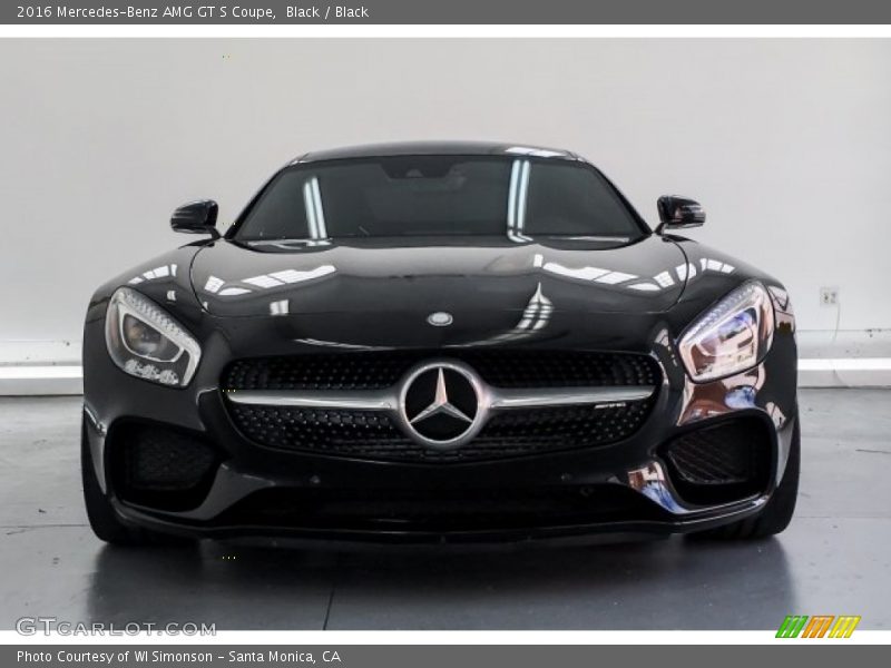 Black / Black 2016 Mercedes-Benz AMG GT S Coupe