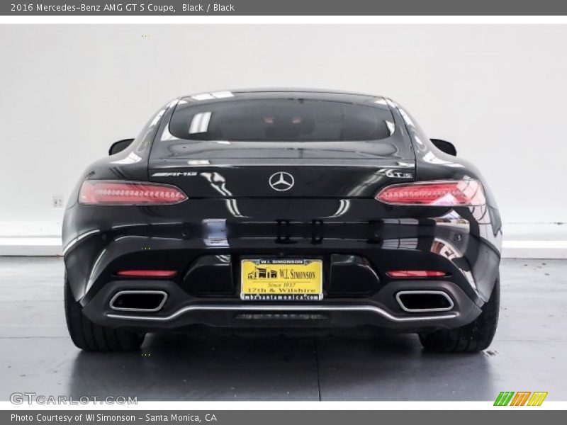 Black / Black 2016 Mercedes-Benz AMG GT S Coupe
