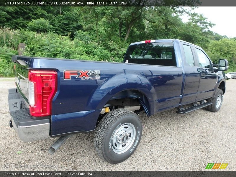 Blue Jeans / Earth Gray 2018 Ford F250 Super Duty XL SuperCab 4x4