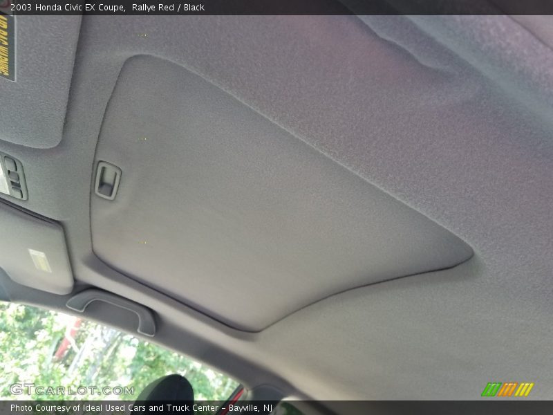 Rallye Red / Black 2003 Honda Civic EX Coupe