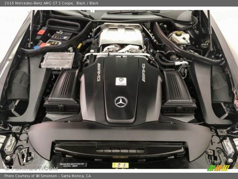  2016 AMG GT S Coupe Engine - 4.0 Liter AMG Twin-Turbocharged DOHC 32-Valve VVT V8