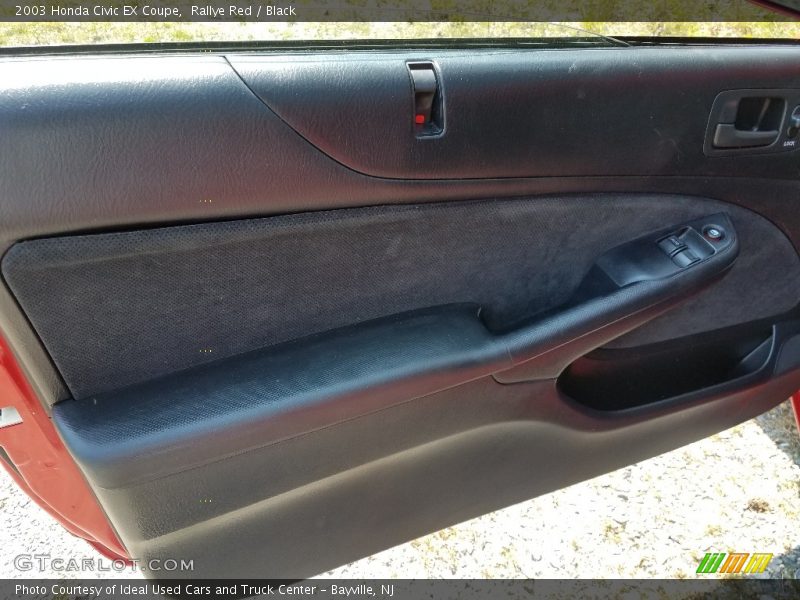Rallye Red / Black 2003 Honda Civic EX Coupe