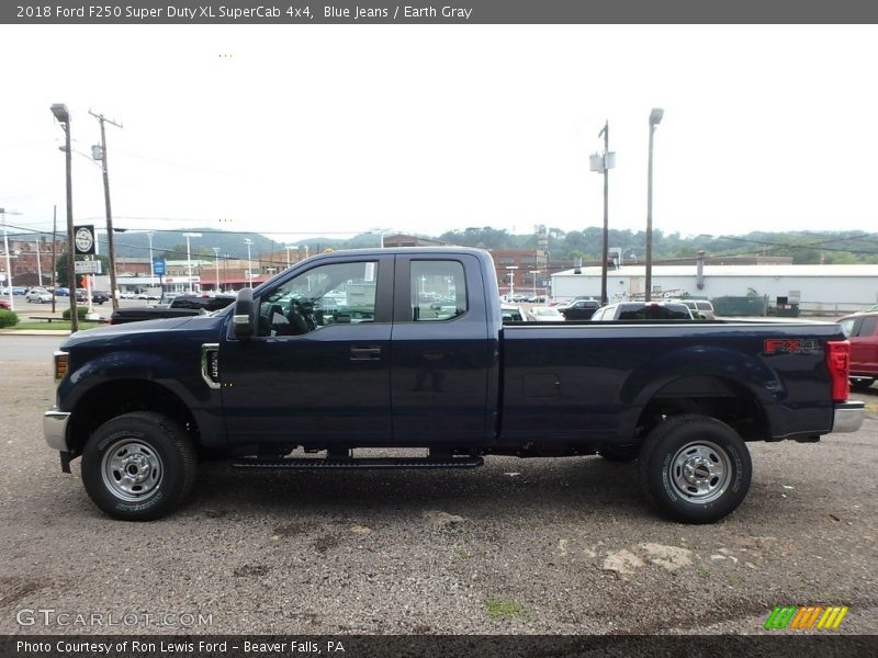 Blue Jeans / Earth Gray 2018 Ford F250 Super Duty XL SuperCab 4x4