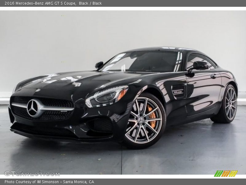 Black / Black 2016 Mercedes-Benz AMG GT S Coupe