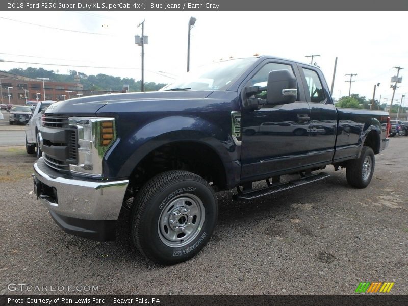 Blue Jeans / Earth Gray 2018 Ford F250 Super Duty XL SuperCab 4x4