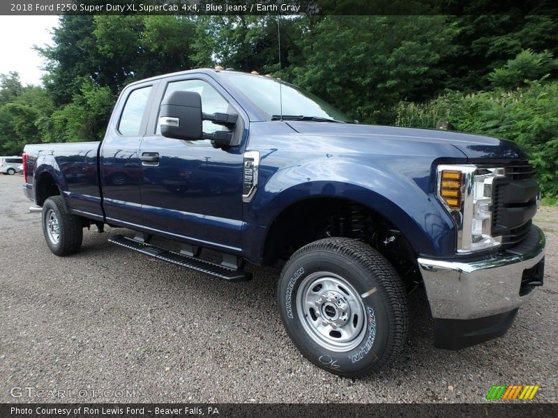 Blue Jeans / Earth Gray 2018 Ford F250 Super Duty XL SuperCab 4x4