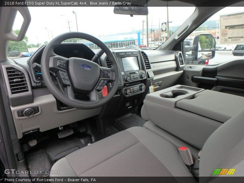Blue Jeans / Earth Gray 2018 Ford F250 Super Duty XL SuperCab 4x4