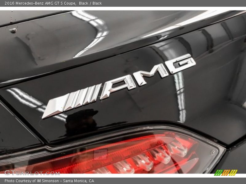 Black / Black 2016 Mercedes-Benz AMG GT S Coupe
