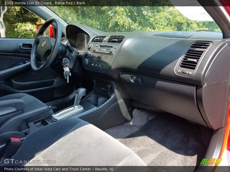 Rallye Red / Black 2003 Honda Civic EX Coupe