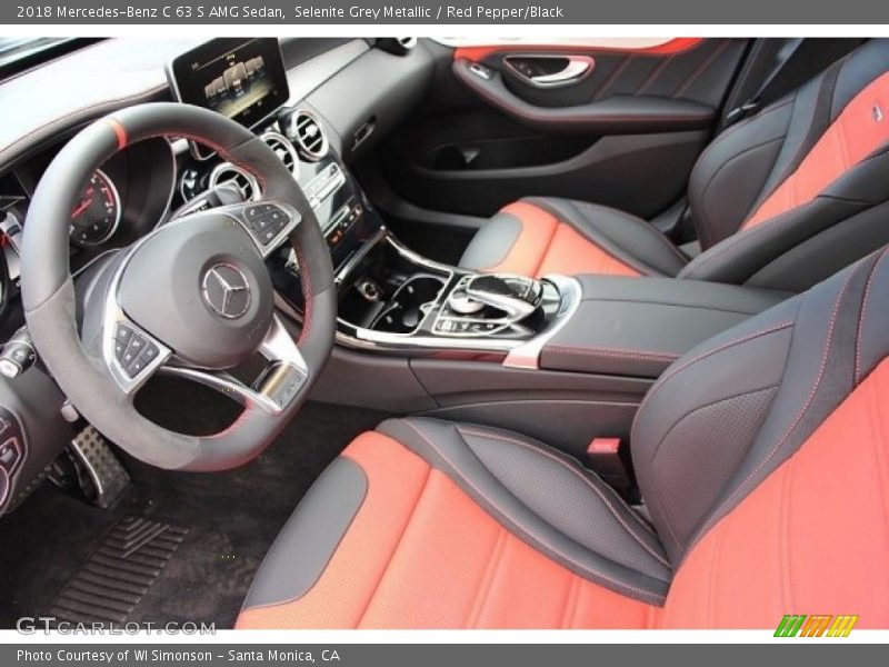  2018 C 63 S AMG Sedan Red Pepper/Black Interior