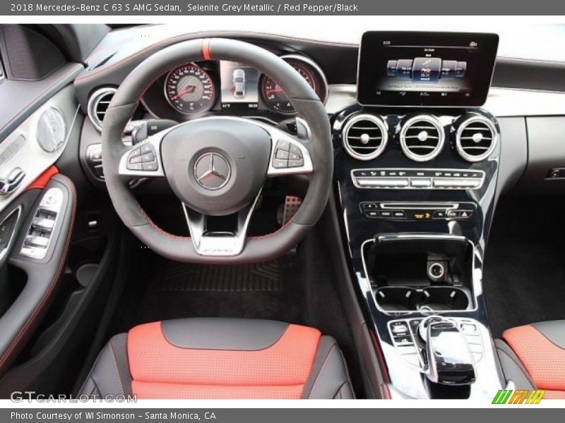 Controls of 2018 C 63 S AMG Sedan