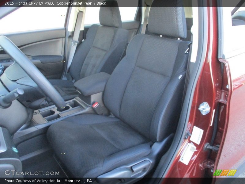 Copper Sunset Pearl / Black 2015 Honda CR-V LX AWD