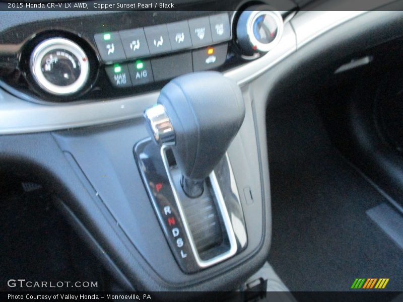 Copper Sunset Pearl / Black 2015 Honda CR-V LX AWD