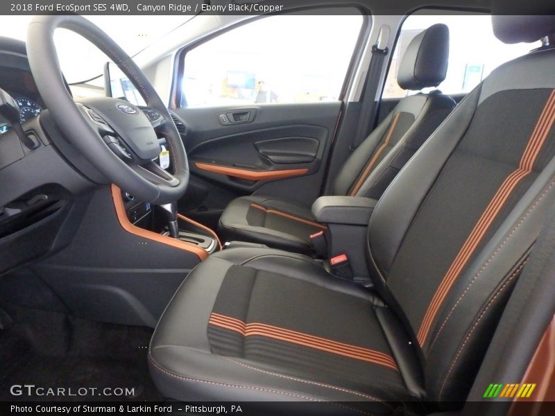 Canyon Ridge / Ebony Black/Copper 2018 Ford EcoSport SES 4WD
