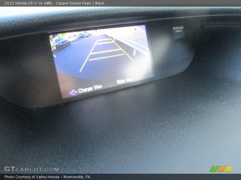 Copper Sunset Pearl / Black 2015 Honda CR-V LX AWD