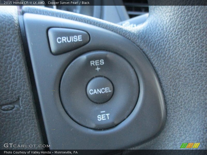 Copper Sunset Pearl / Black 2015 Honda CR-V LX AWD