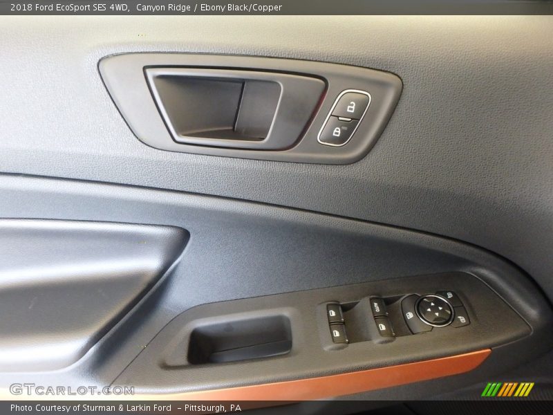 Canyon Ridge / Ebony Black/Copper 2018 Ford EcoSport SES 4WD