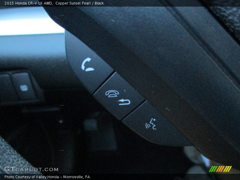Copper Sunset Pearl / Black 2015 Honda CR-V LX AWD