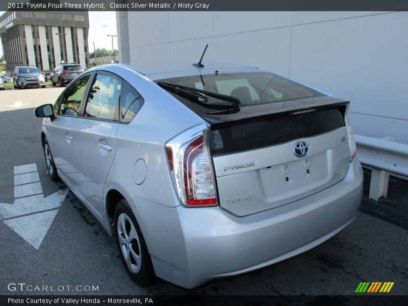 Classic Silver Metallic / Misty Gray 2013 Toyota Prius Three Hybrid