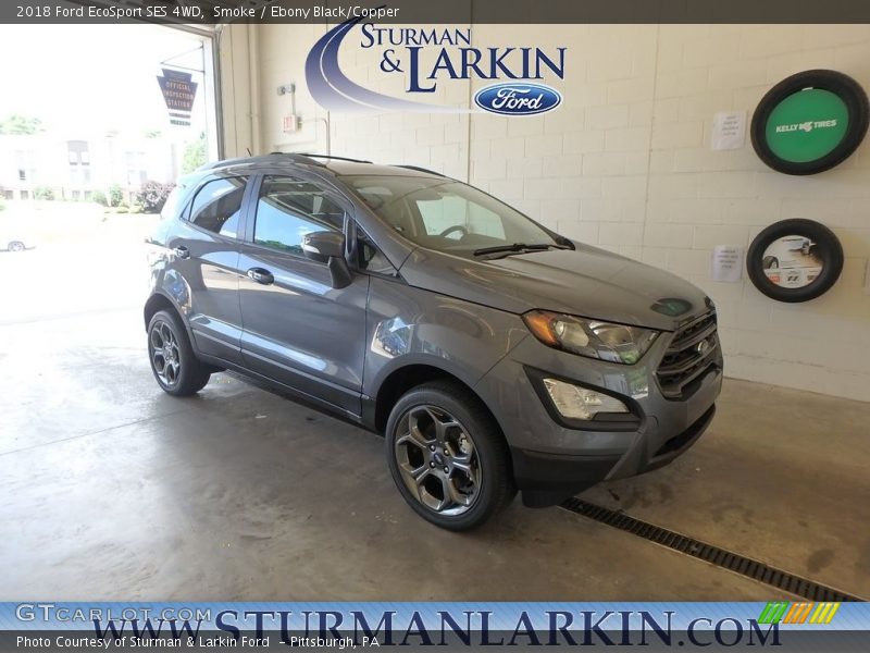 Smoke / Ebony Black/Copper 2018 Ford EcoSport SES 4WD