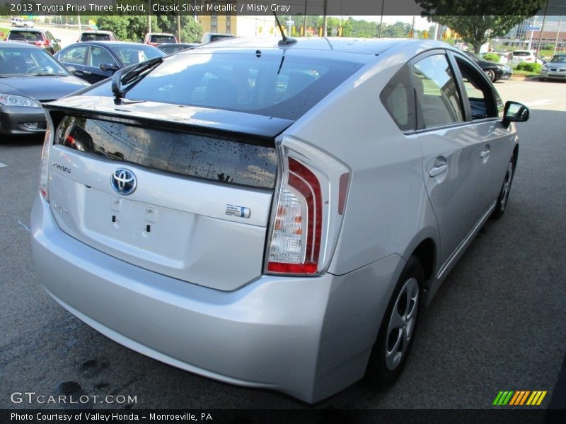 Classic Silver Metallic / Misty Gray 2013 Toyota Prius Three Hybrid