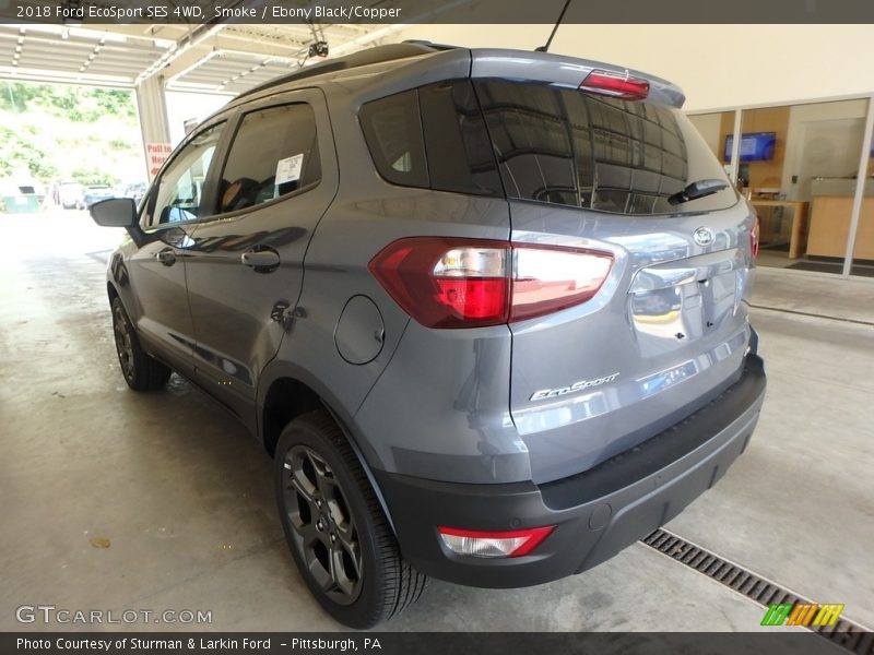Smoke / Ebony Black/Copper 2018 Ford EcoSport SES 4WD