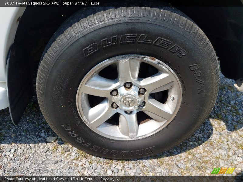 Super White / Taupe 2007 Toyota Sequoia SR5 4WD