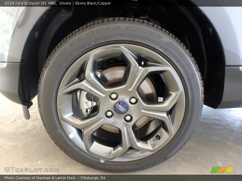 Smoke / Ebony Black/Copper 2018 Ford EcoSport SES 4WD