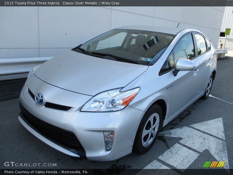 Classic Silver Metallic / Misty Gray 2013 Toyota Prius Three Hybrid