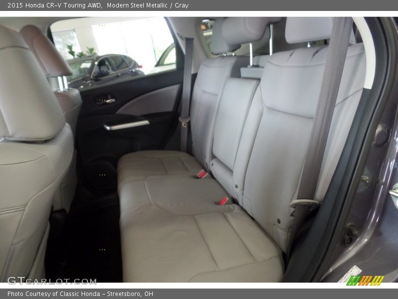 Modern Steel Metallic / Gray 2015 Honda CR-V Touring AWD