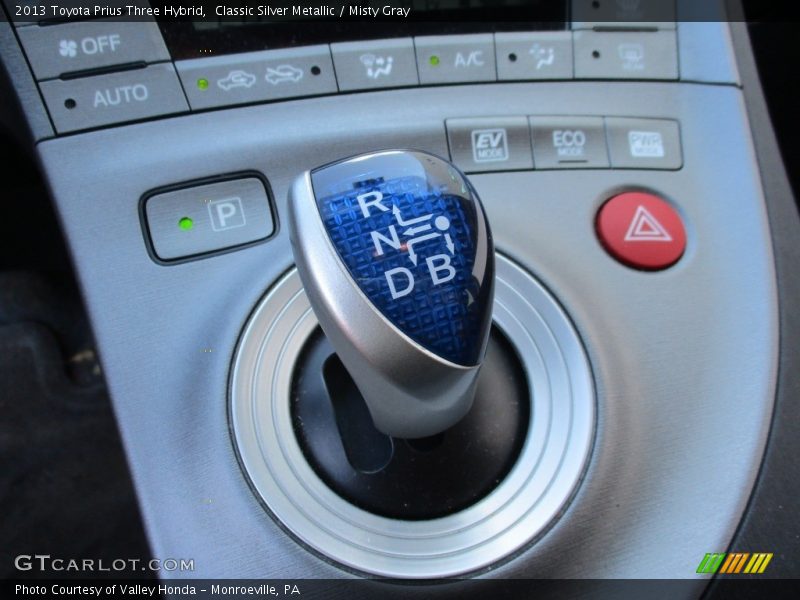 Classic Silver Metallic / Misty Gray 2013 Toyota Prius Three Hybrid