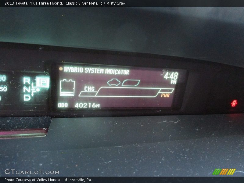 Classic Silver Metallic / Misty Gray 2013 Toyota Prius Three Hybrid